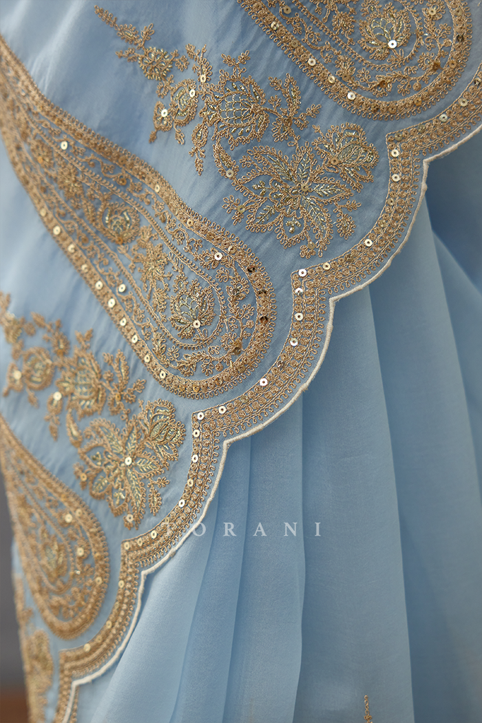 Gul-Nilofer Geetika Saree