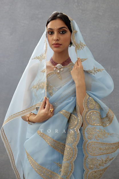 Gul-Nilofer Geetika Saree