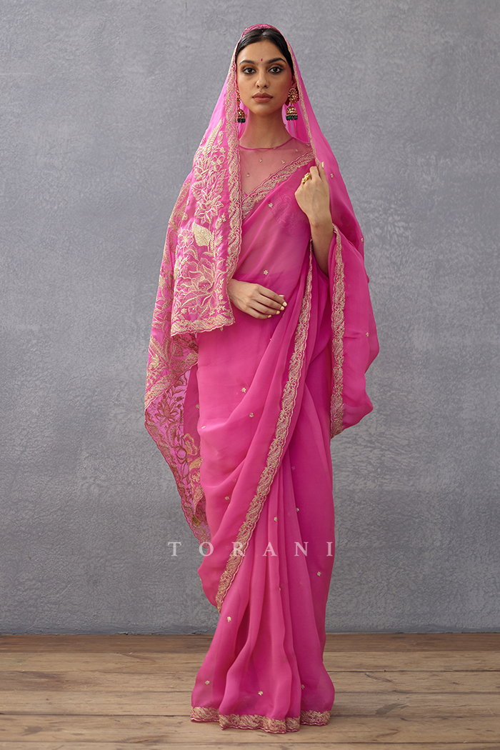 Rani Damini Saree