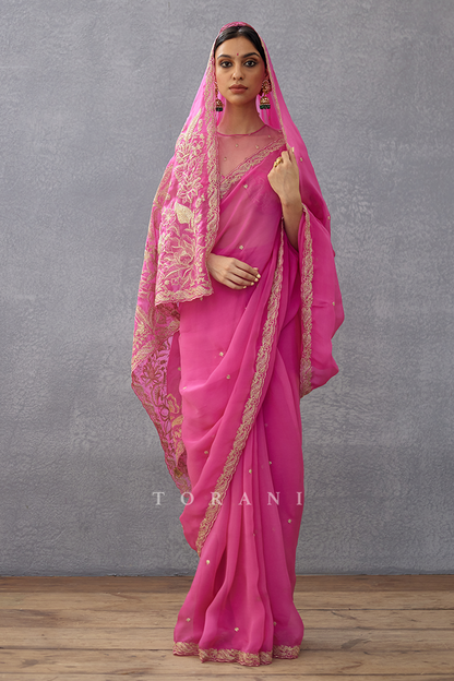 Rani Damini Saree