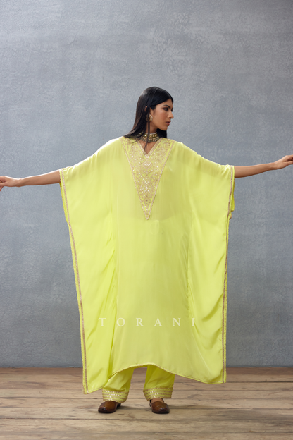 Gul-Mina Ashni Kaftan Set