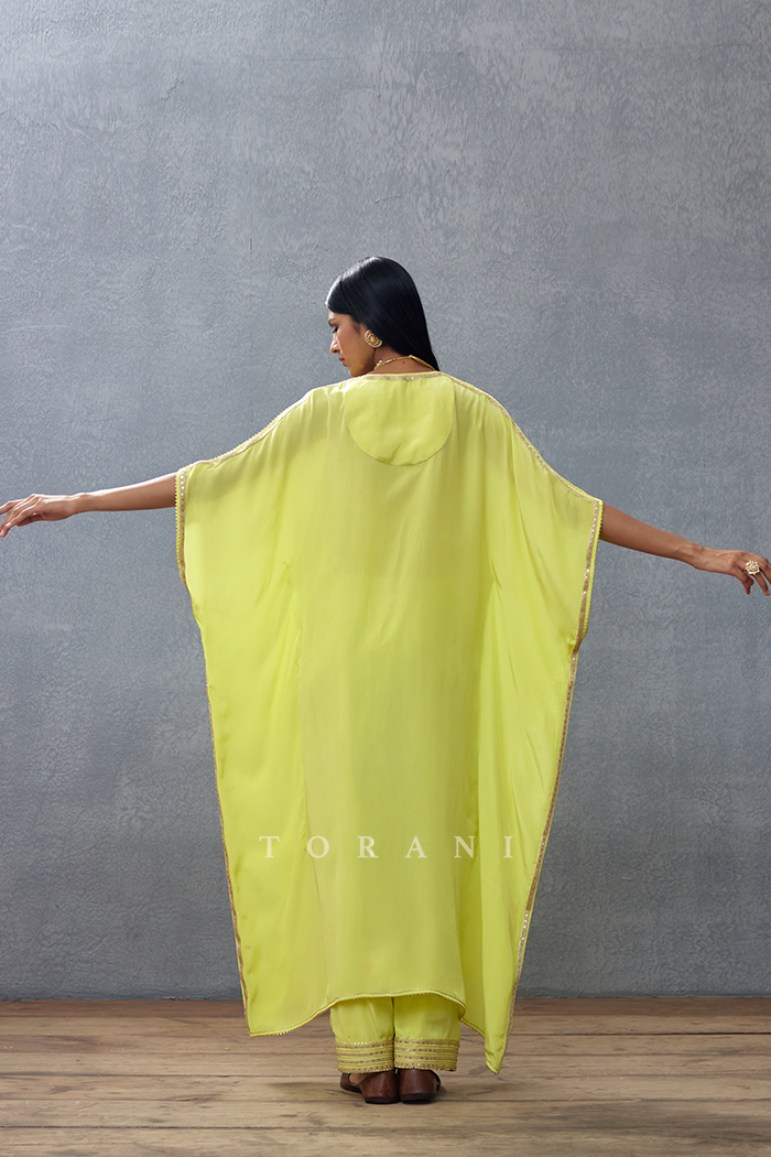 Gul-Mina Ashni Kaftan Set