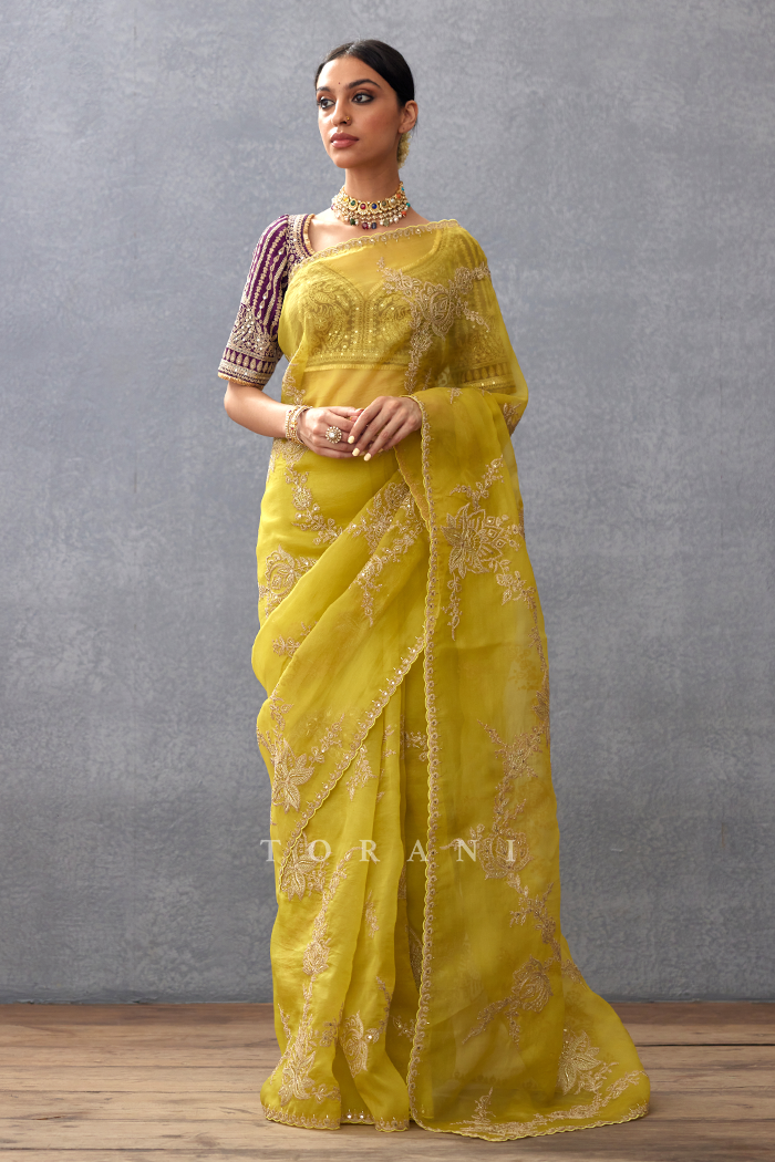 SALE - Gul-Mehtab Daavya Saree