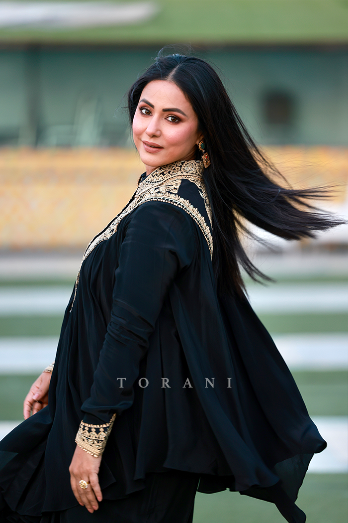 Hina Khan in our Gul-Saroja Co-ord Set
