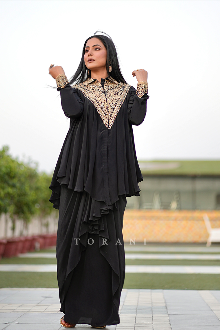 Hina Khan in our Gul-Saroja Co-ord Set