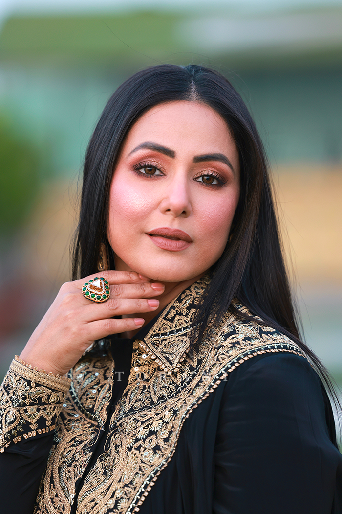 Hina Khan in our Gul-Saroja Co-ord Set