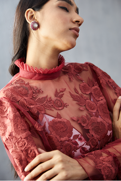 Bhuri Gauraiya Poulami Blouse