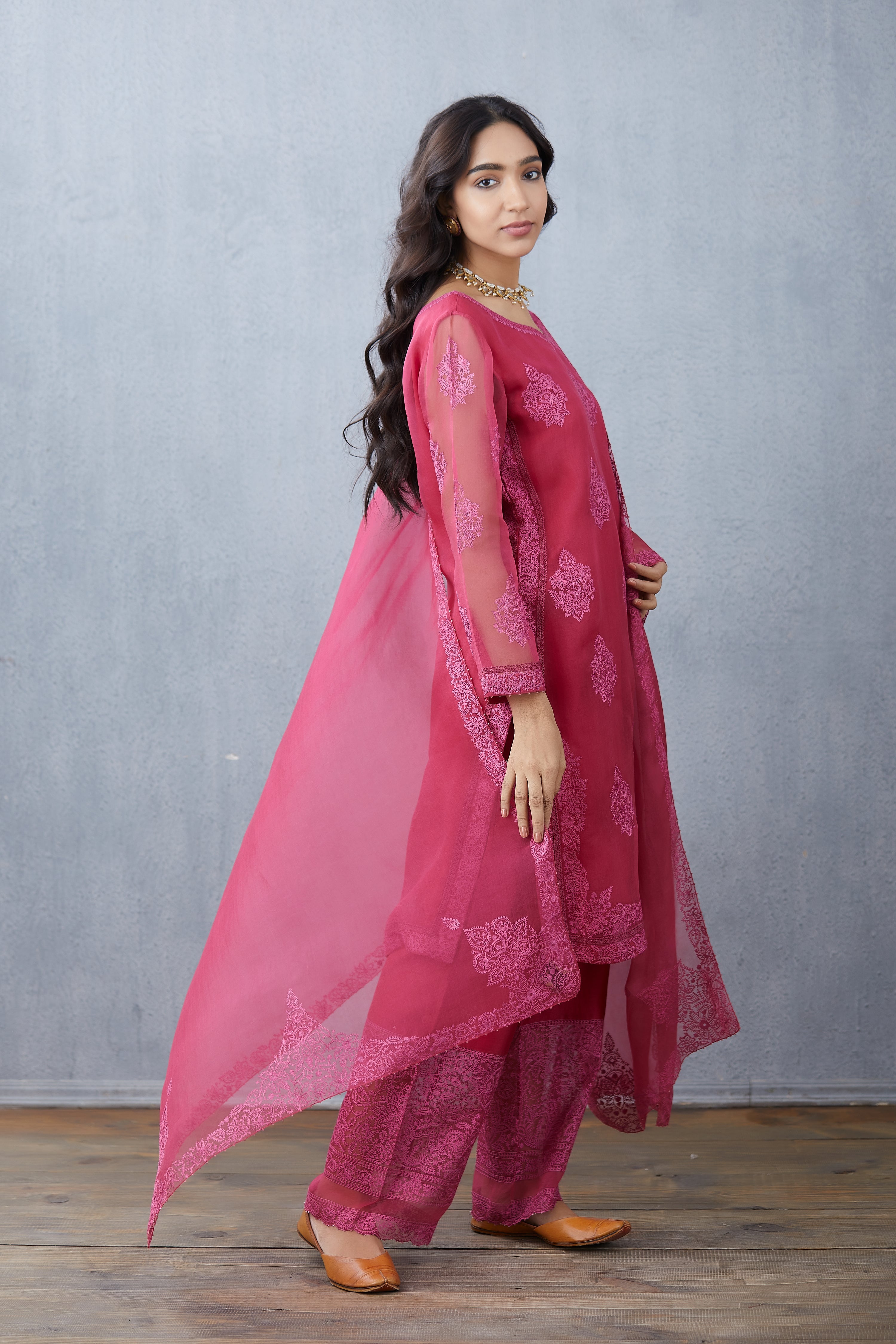 SALE - Gulkand Aadrita Kurta Set