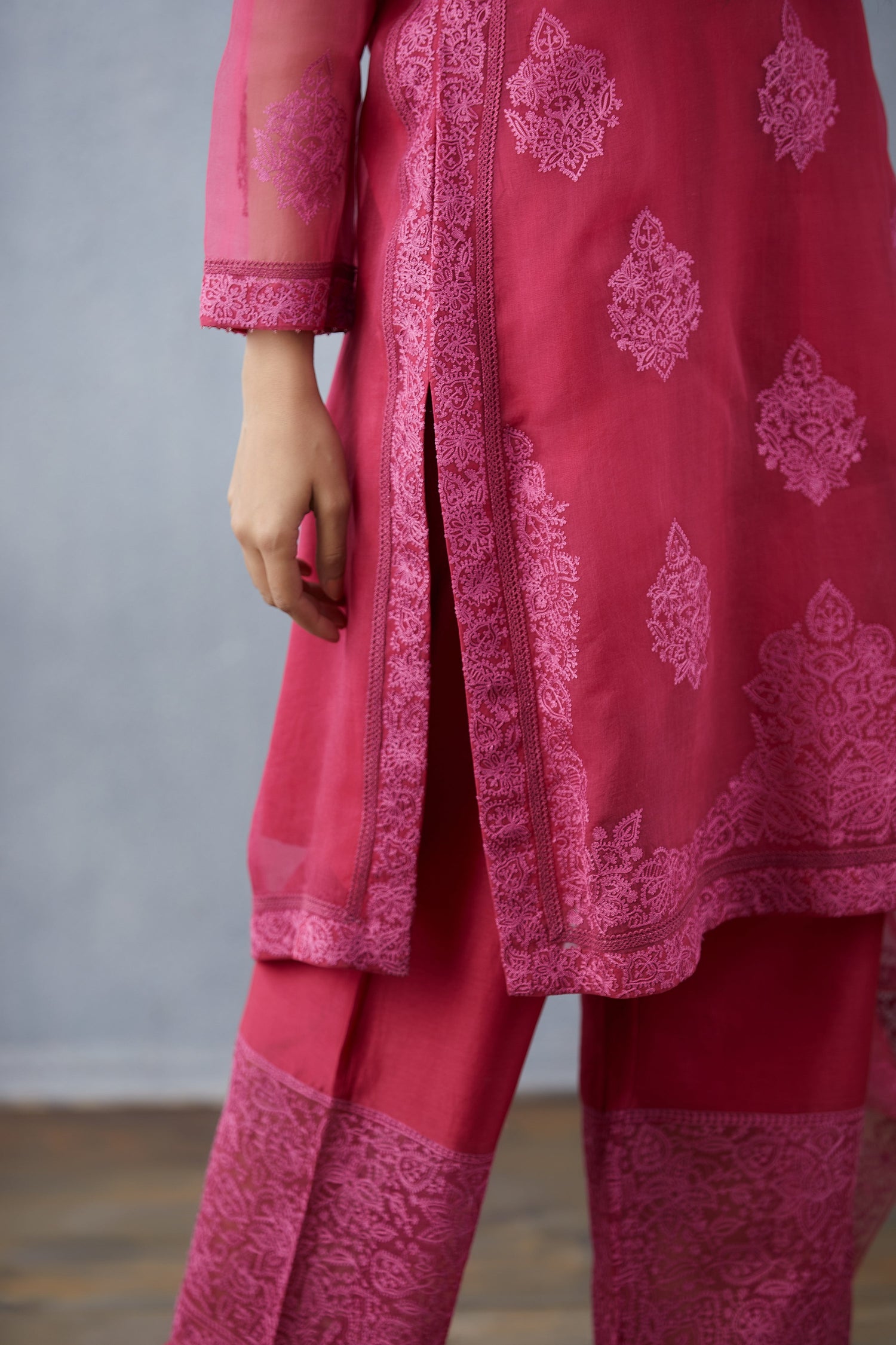 SALE - Gulkand Aadrita Kurta Set