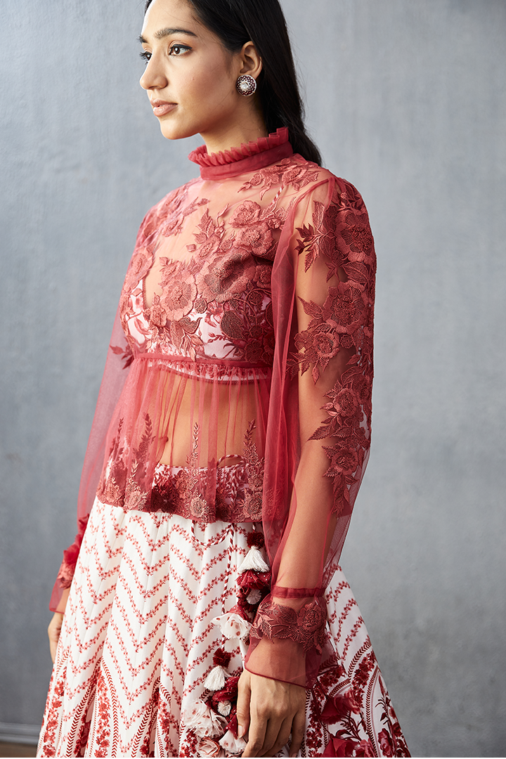 Bhuri Gauraiya Poulami Blouse