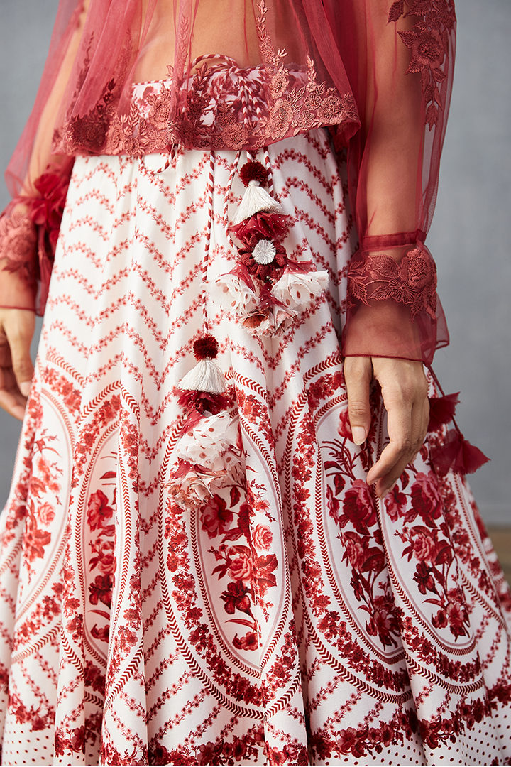 Bhuri Gauraiya Poulami Lehenga Set