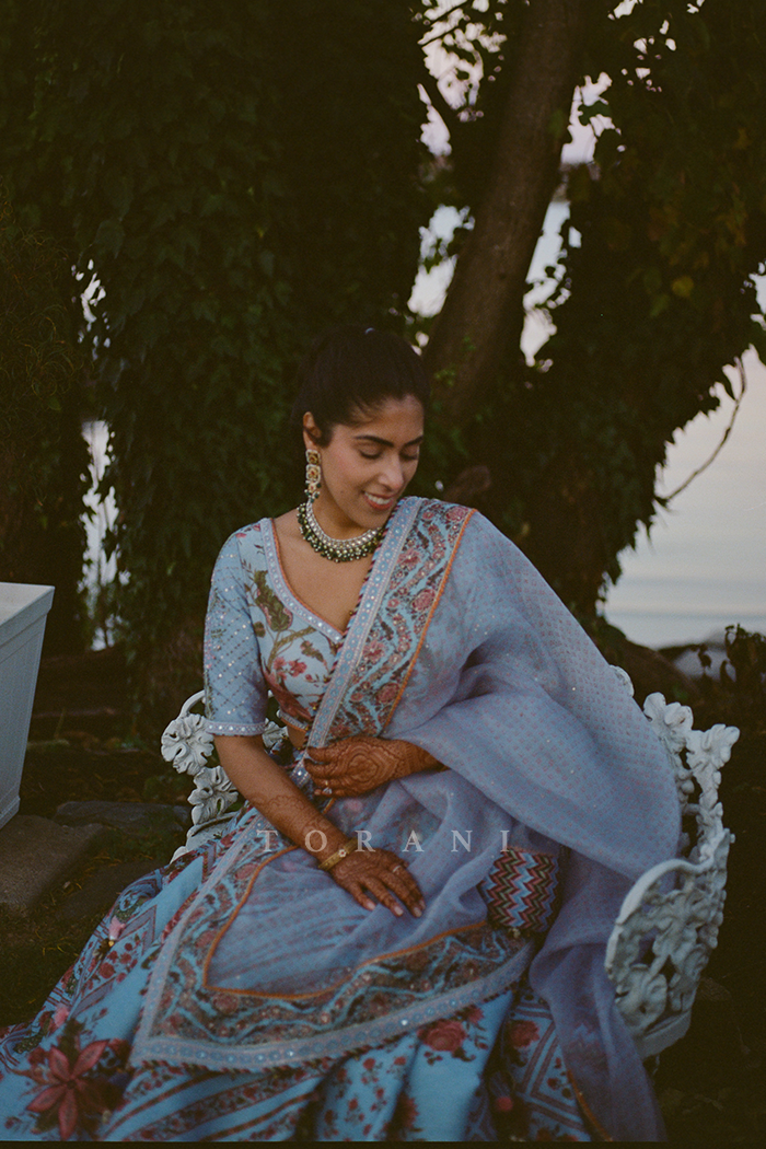 Galaxy Gill In Our Custom Samsara Waheeda Lehenga Set