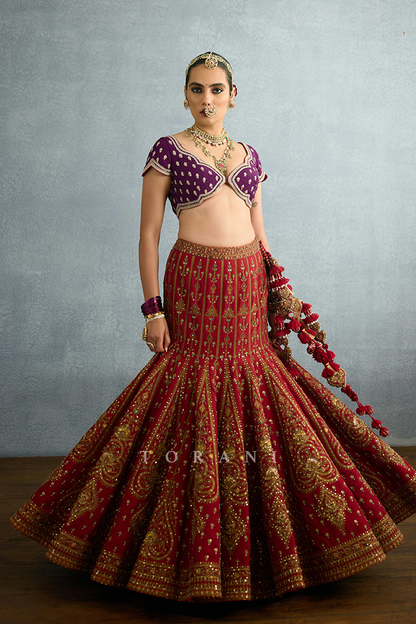 Shamse Raisa Lehenga Set