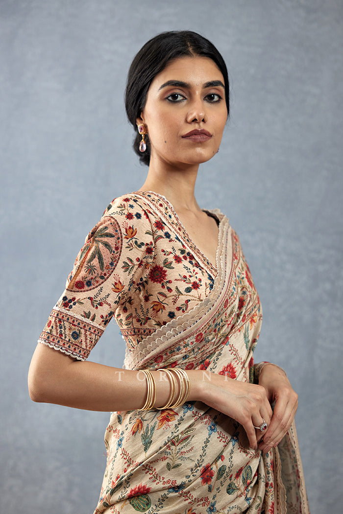 Badami Phoolan Blouse