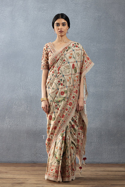 Badami Phoolan Saree
