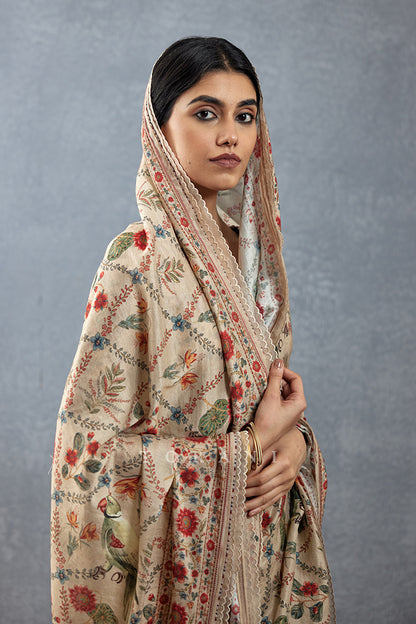 Badami Phoolan Saree