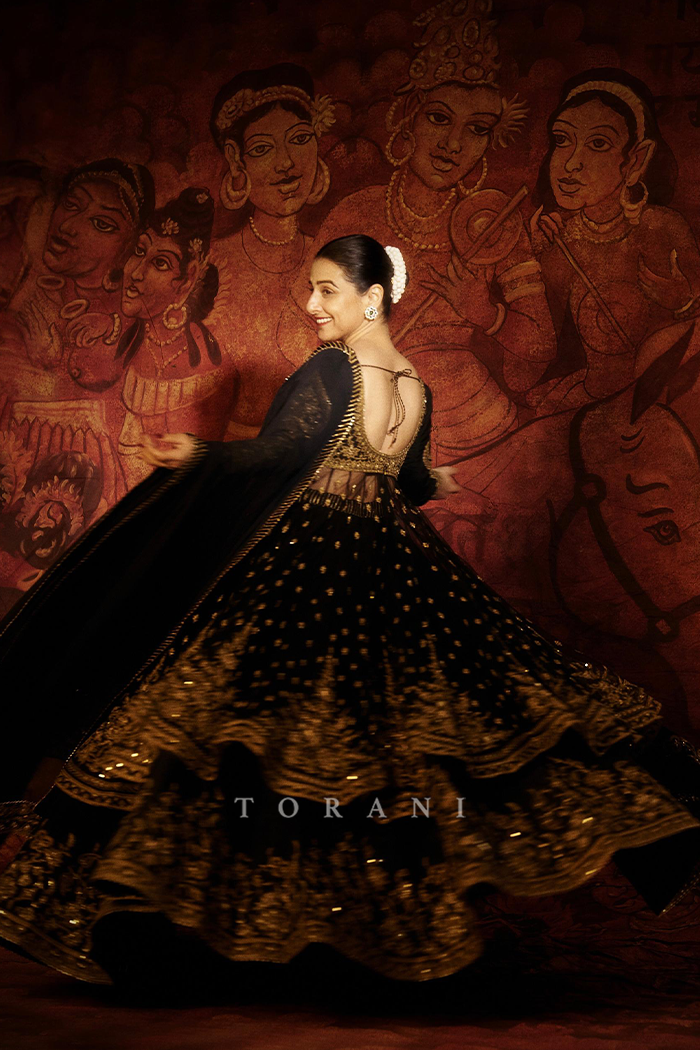 Vidya Balan in our Bhadra Raazi Anarkali Set