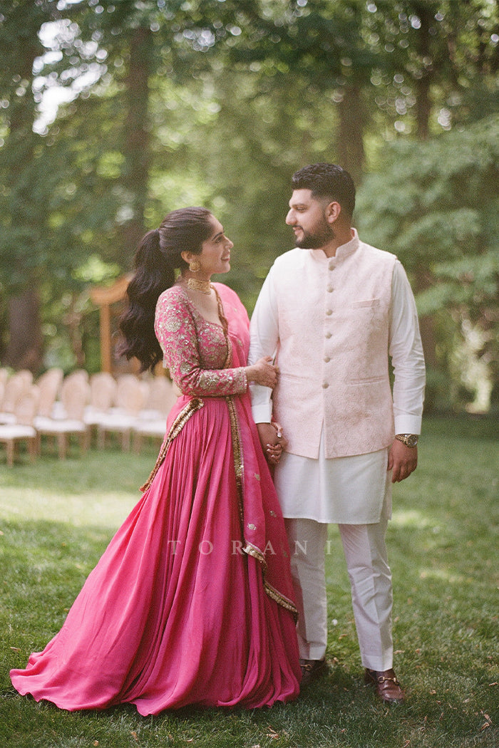 Galaxy Gill in our Custom Rang Rani Lehenga Set