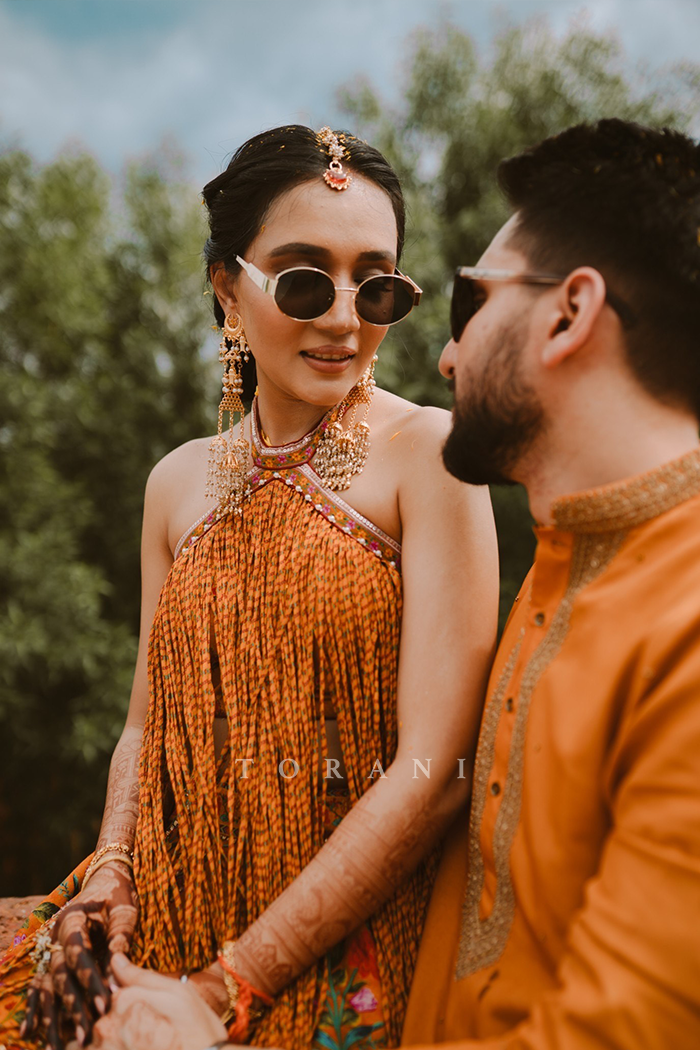 Isha gupta in Our Dil Seher Sejal Lehenga Set