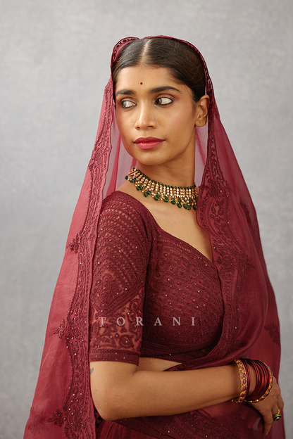 Gulnar Meher Passa Lehenga Set