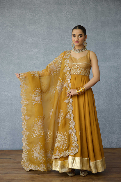 Mehre Chandrani Anarkali Set