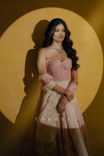 Shruti Bhargava in our Gulaban Ayra Lehenga Set