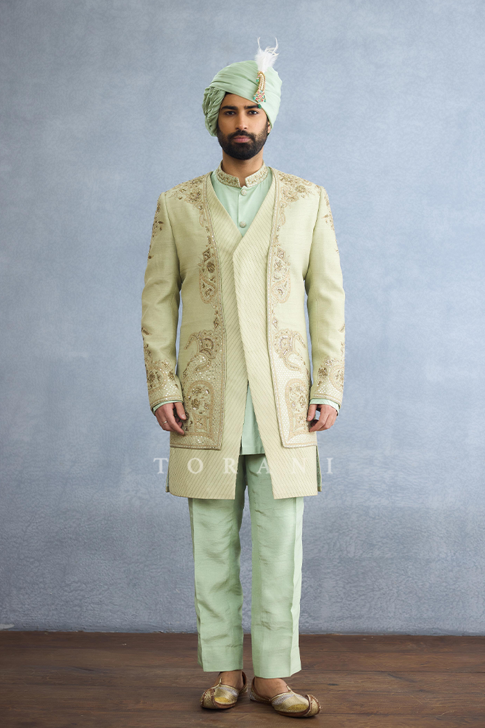 Pushta Azeem Jacket Set