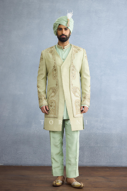 Pushta Azeem Jacket Set