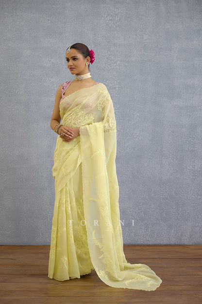 Kasmai Pankhuri Saree