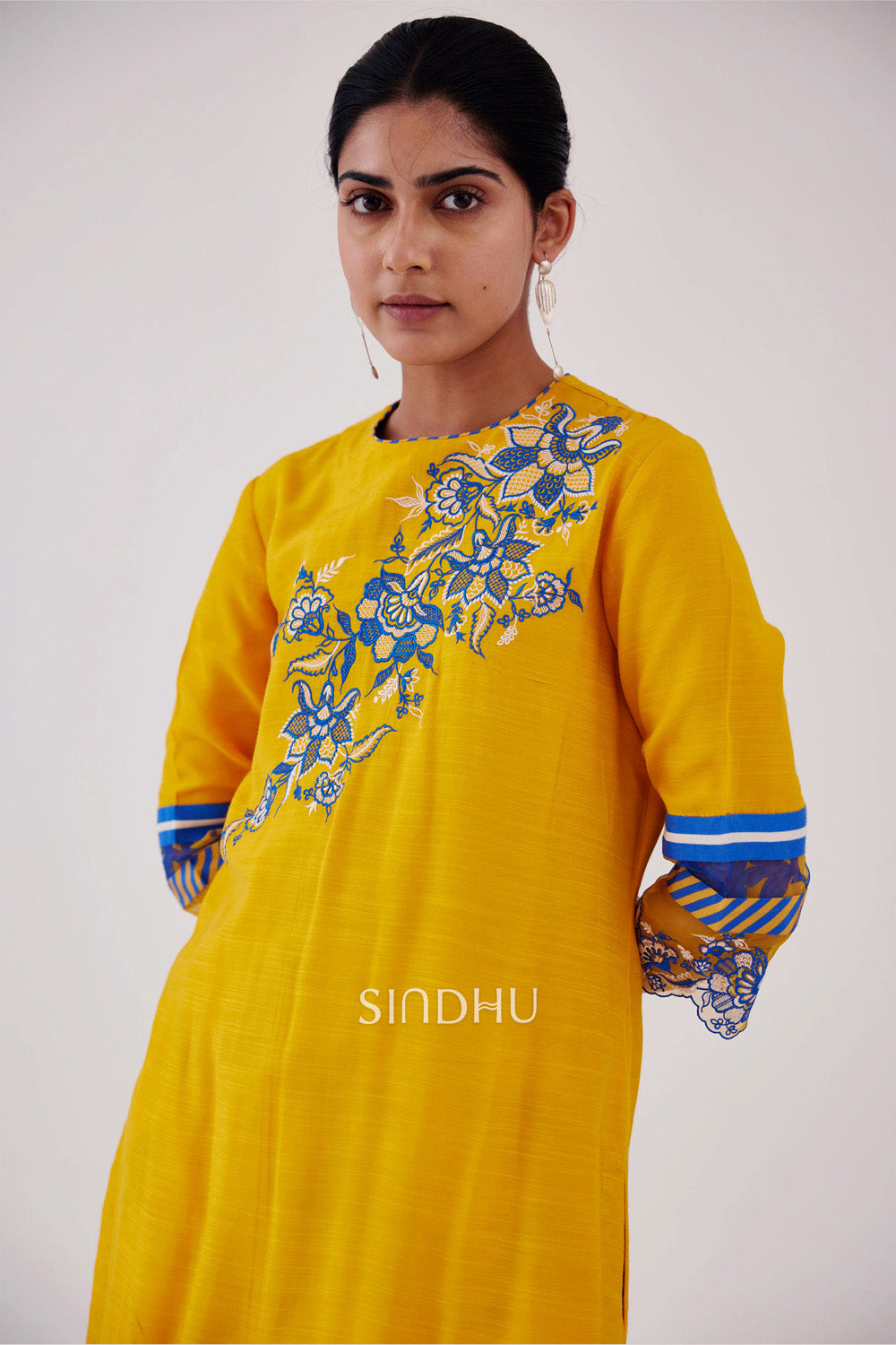 Hand Embroidered Oliya Tunic