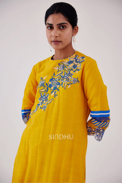 Hand Embroidered Oliya Tunic