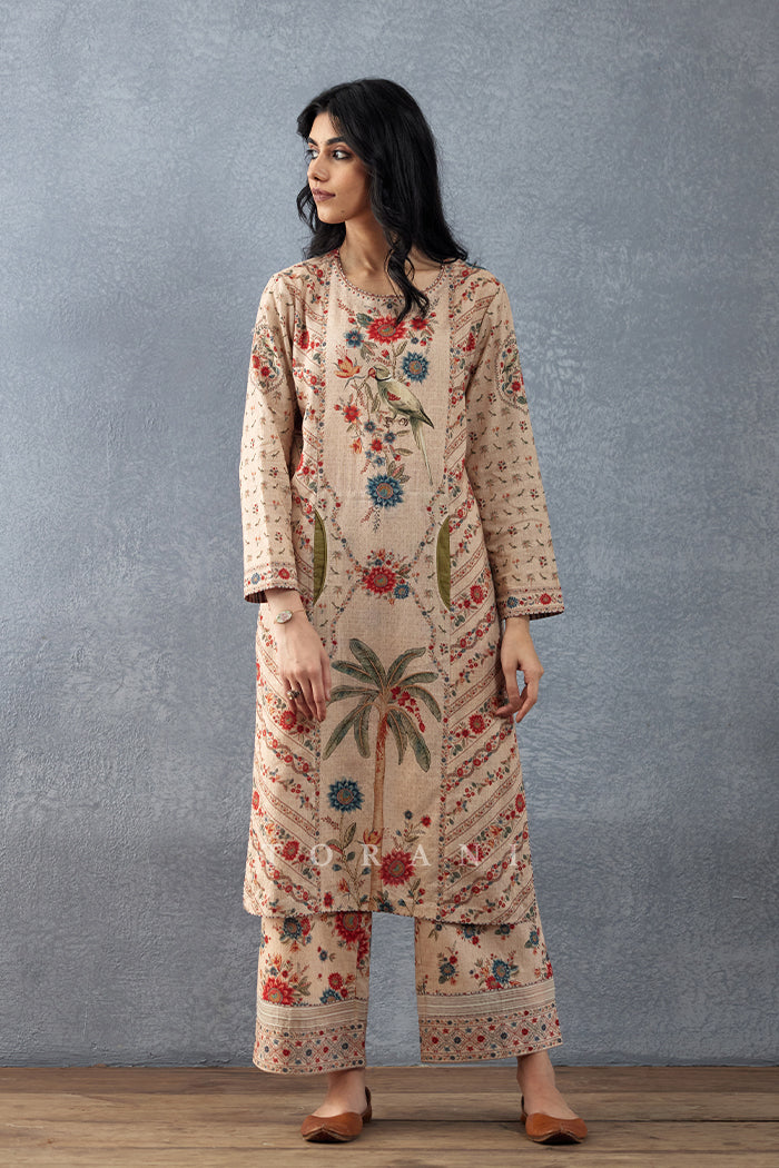 Badami Abhidah Kurta Set