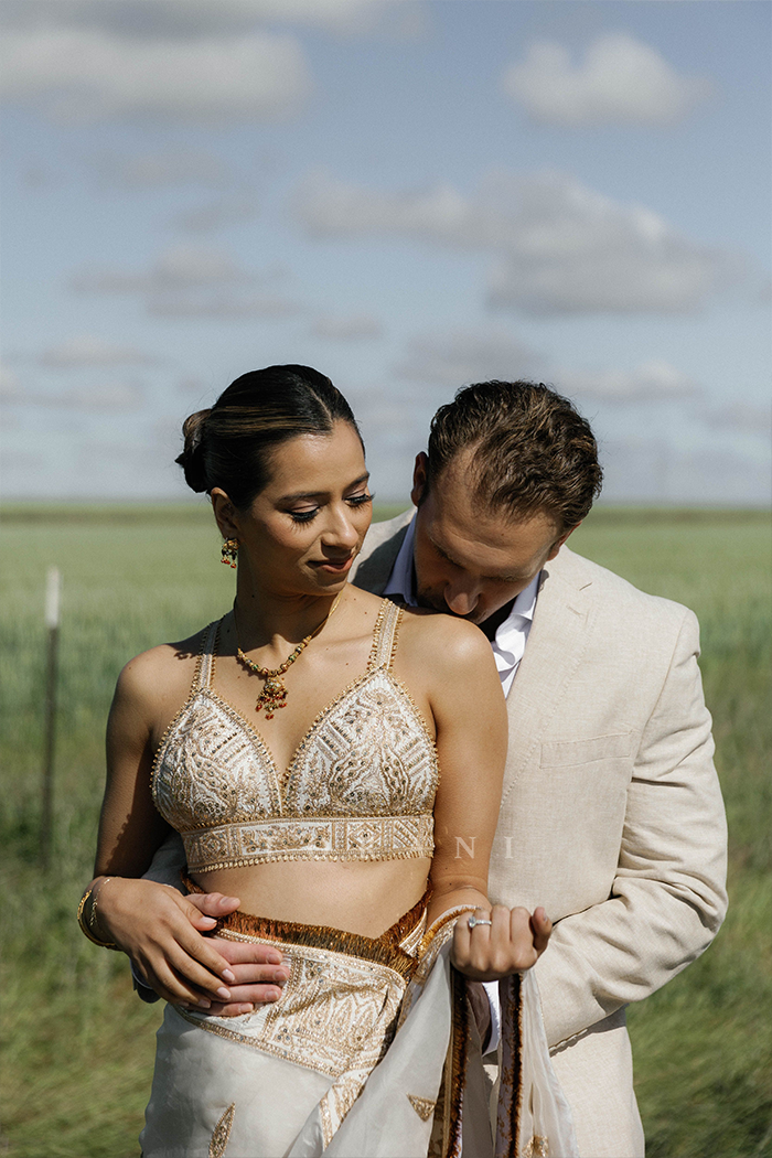 Sareena Merchant In Our Gul-Bano Amruta Idika Saree Set