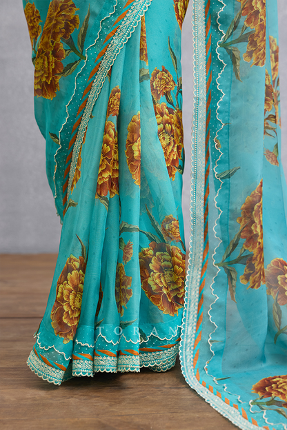 Firoza Raasika Saree