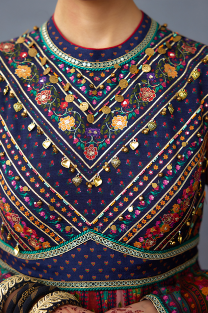 Dil Rang Zareen Anarkali Set