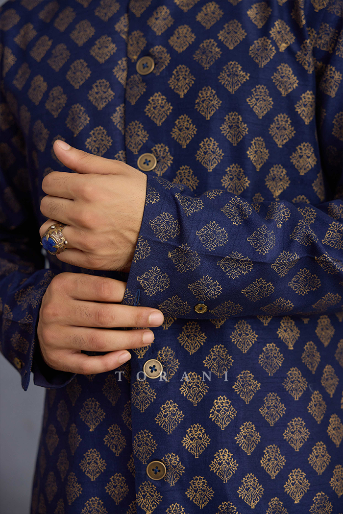 Behare Azure Kurta Set