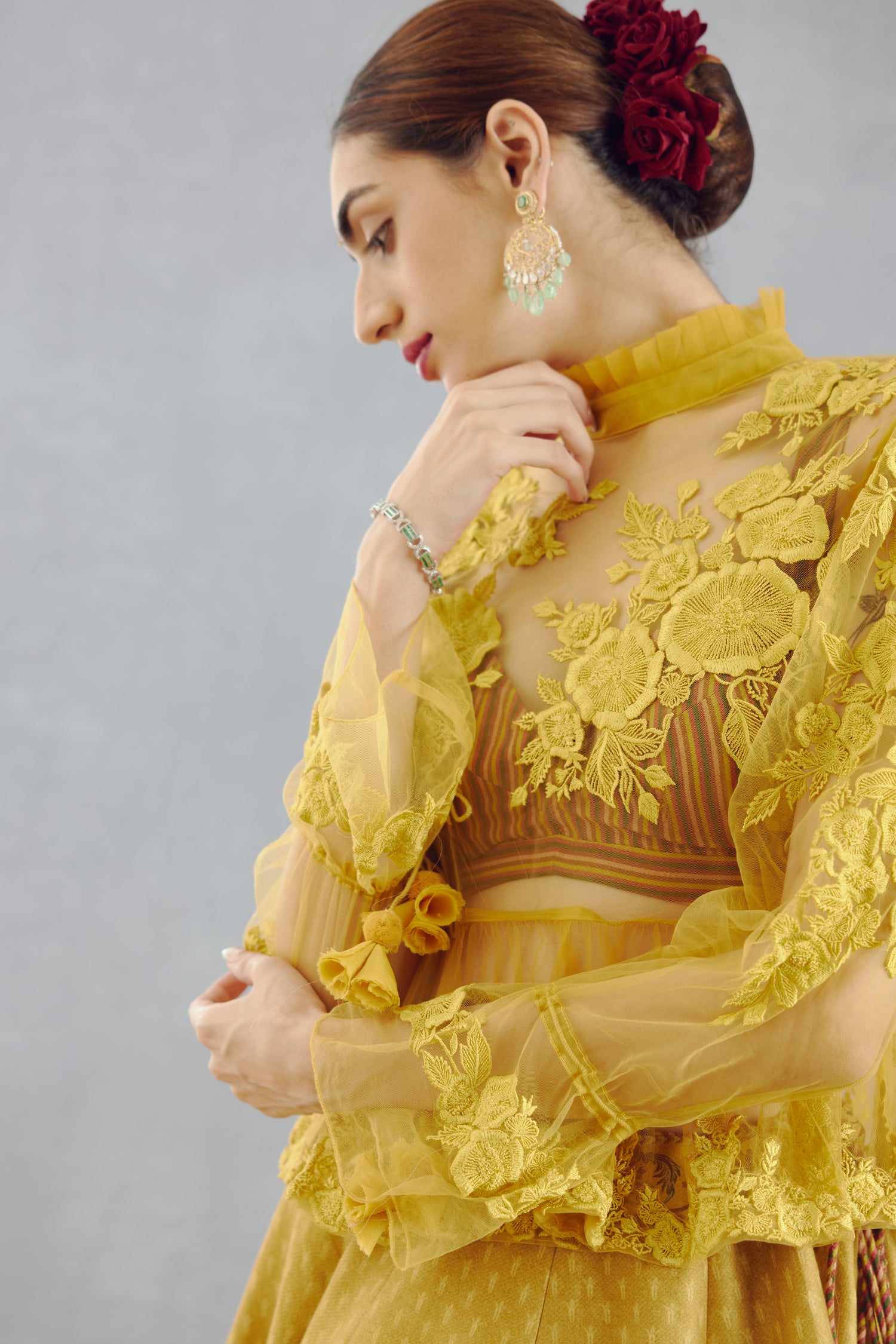 Sunehra Poulami Lehenga Set