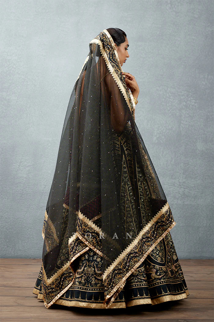 Sucheta in our Custom Gulghast Lehenga Set