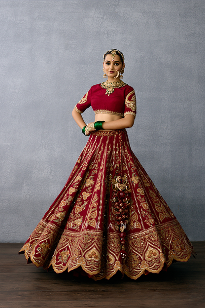 Shamse Malka Lehenga Set