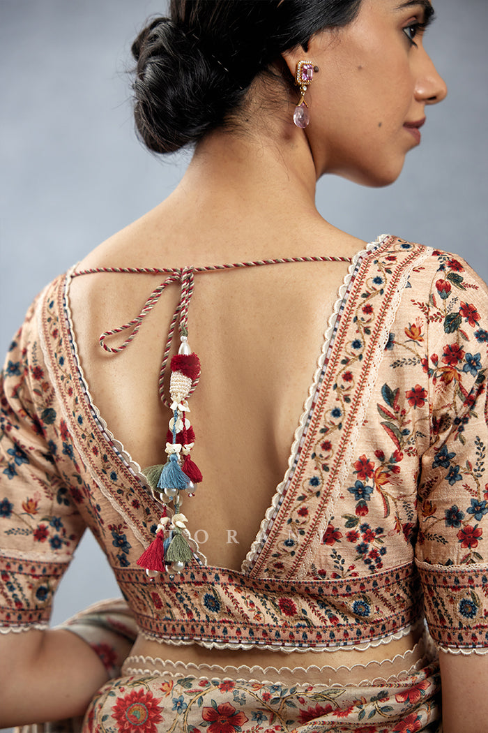 Badami Phoolan Blouse