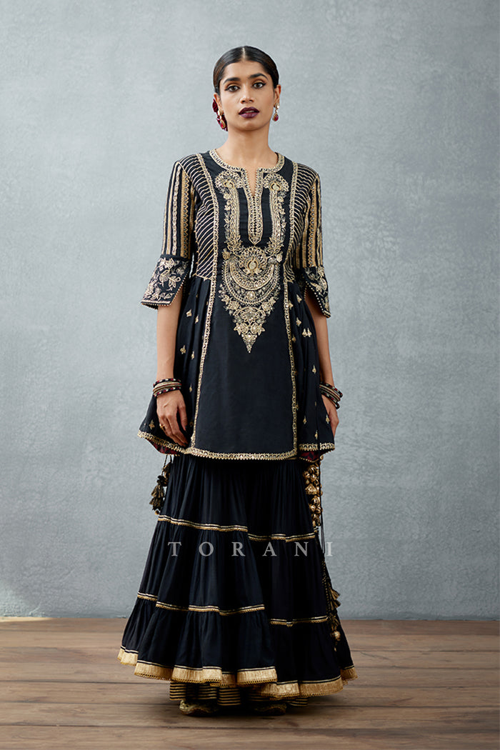 SALE - Gulghast Aarya Sharara Set