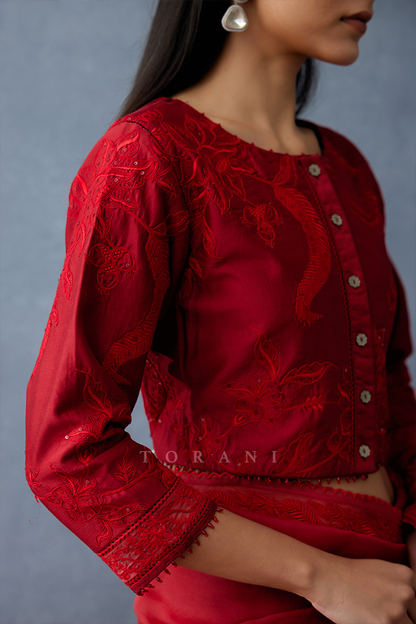 SALE - Gulmohar Dea Blouse