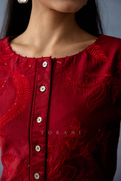 SALE - Gulmohar Dea Blouse