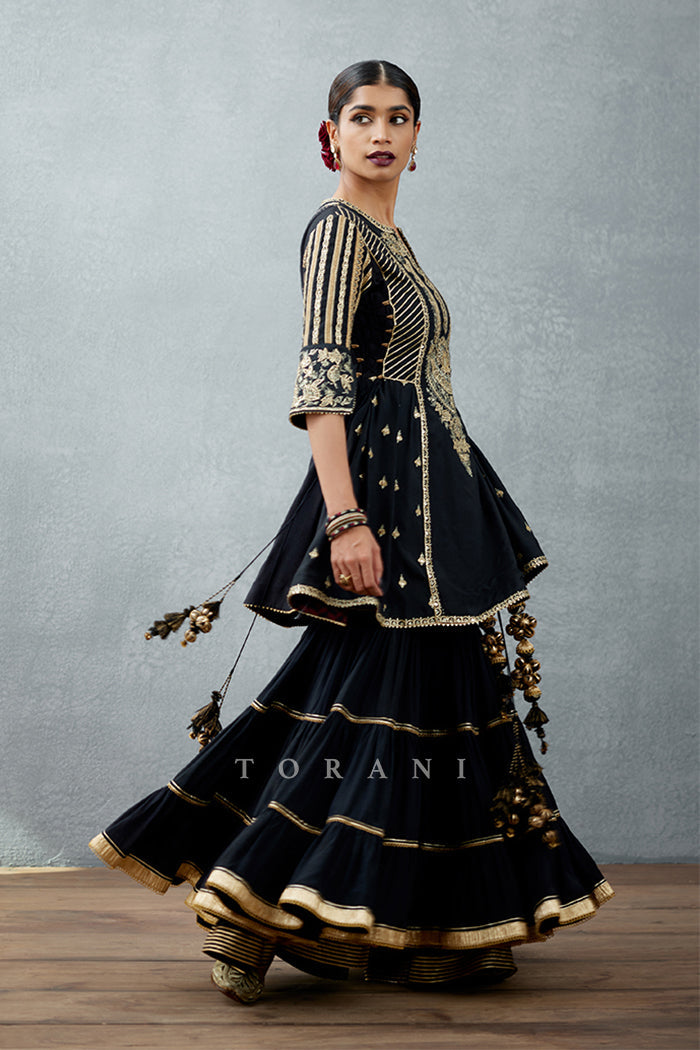 SALE - Gulghast Aarya Sharara Set