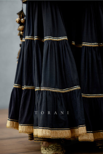 SALE - Gulghast Aarya Sharara Set