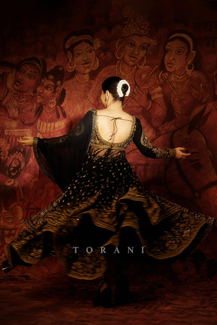 Vidya Balan in our Bhadra Raazi Anarkali Set