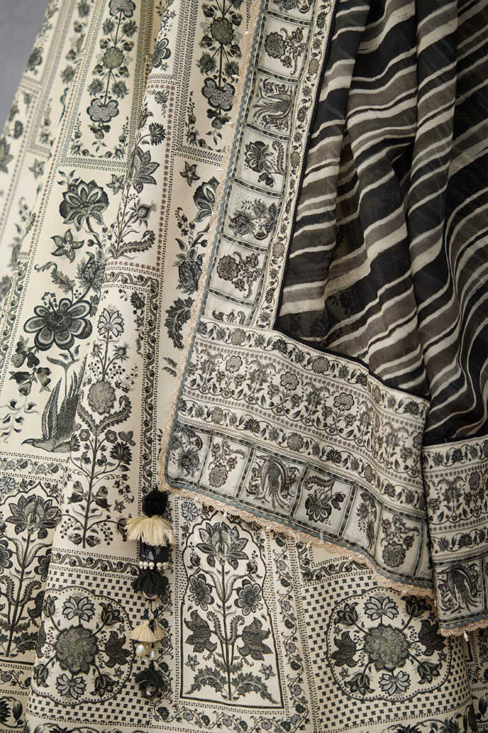 Kalamkari Anushtha Odhni