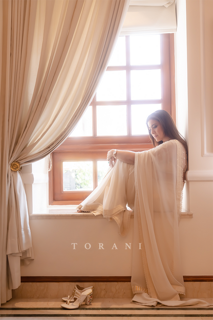 Kajol Devgan in our Custom Maahe Lasika Saree Set