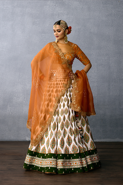 Trivarnam Ritika Lehenga Set