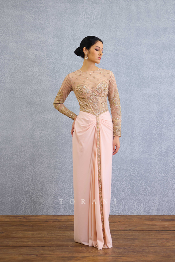 Gul-Mohar Aadhira Corset Set